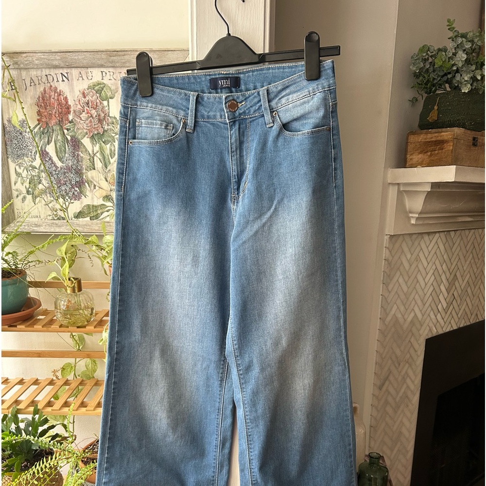 Ymi Jeans wide legs classic fit for a modern girl high rise size 27 - Picture 3 of 11